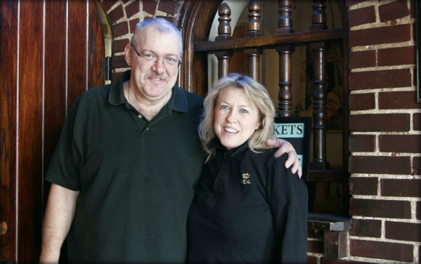 Photo of the Catlow's owners